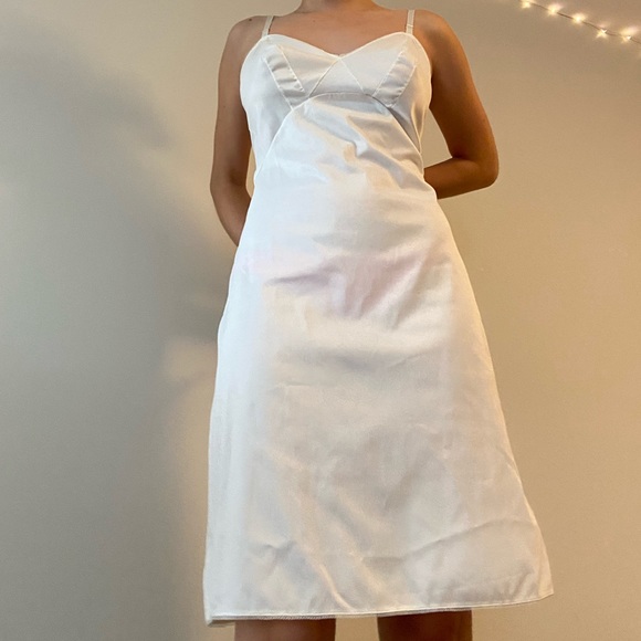 Vintage White slip bustier dress - Picture 3 of 3